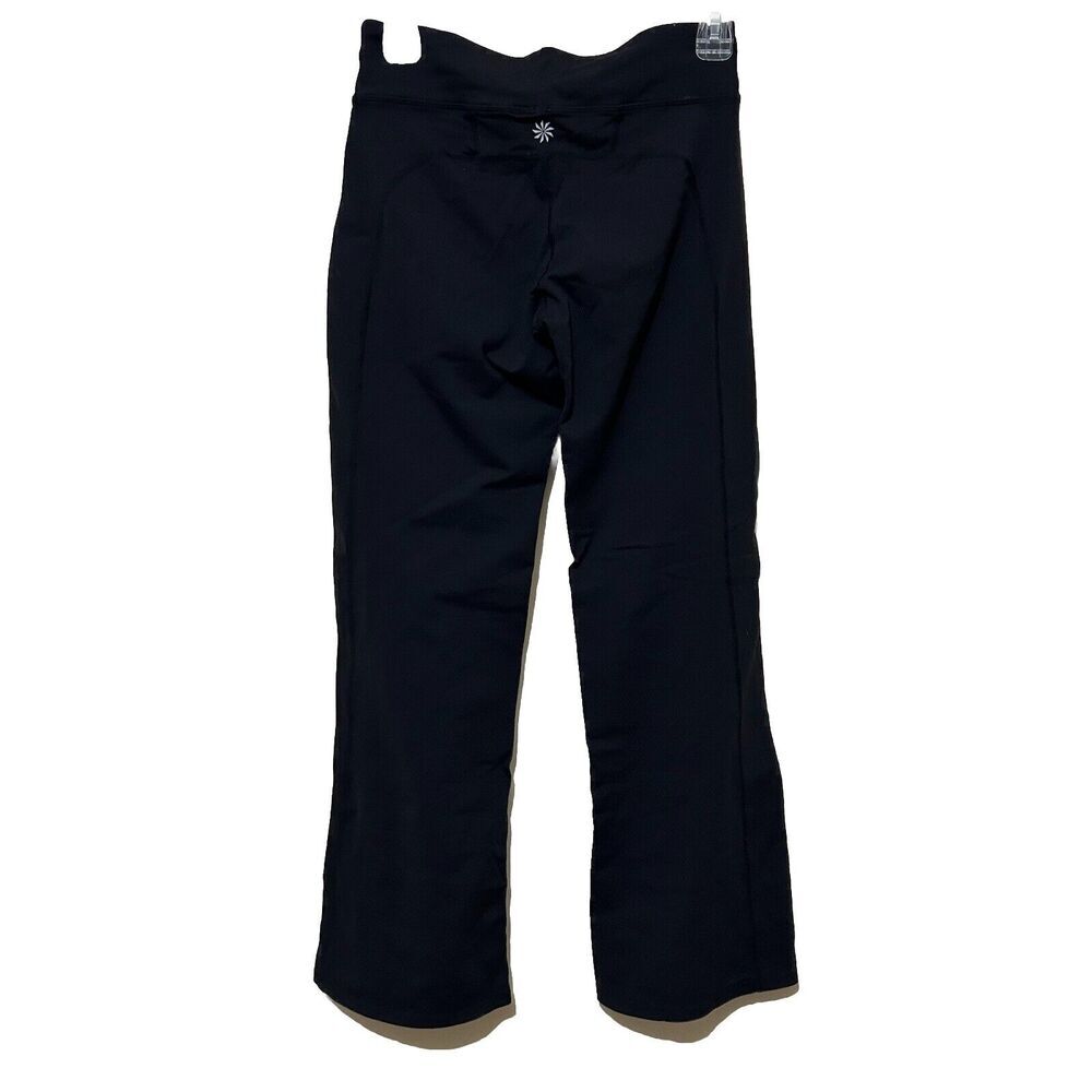 Athleta Women's Black Gusset Coolmax Yoga Pants Leggings‎ Size Small S